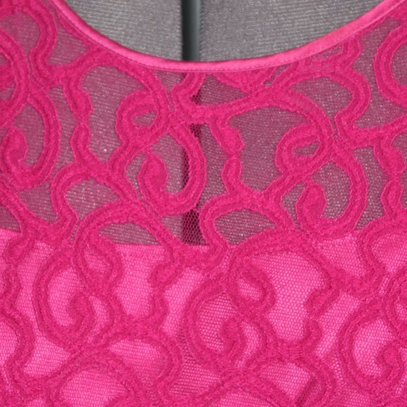 Lovely Lace Overlay Dress - Picture 2 of 6